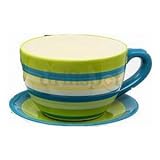 Baum #TRV3A Giant Tea Blue Planter Baum #TRV3A Giant Tea Blue Planter