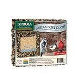 Birdola Seed and Suet Duos Peanut Flavor Cake for Wild Birds by Birdola