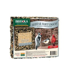 Birdola Seed and Suet Duos Peanut Flavor Cake for Wild Birds (1.8-lb cake) by Birdola