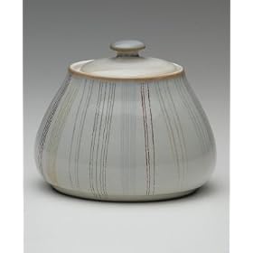 Denby Mist Falls Covered Sugar Bowl by Denby