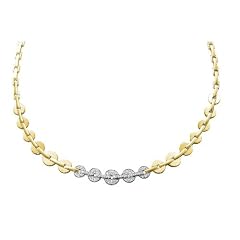 Pierre Cardin Halskette Deco Goldplattiert 45cm 925 Sterling Silber 4356721