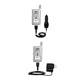 Essential Kit for the Nextel i870 / i875 - includes Car and Wall Charger with Rapid Charge Technology - Gomadic Brand w/ TipExchange Technology