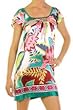 Sale: Hale Bob Flutter Sleeve Dress in Teal