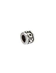 Hugs and Kisses Charm in Silver for 3mm Charm Bracelets