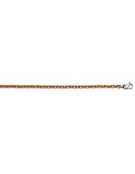 CleverEves 18Kt Gold Pink Solid Oval 3.5mm Bracelet
