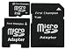 2GB MicroSD Secure Memory Card w/ Mini and SD adapters
