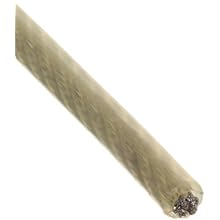 Stainless Steel 302/304 Wire Rope, Nylon Coated, 7x7 Strand Core, Natural