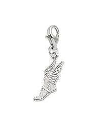 Rembrandt Charms Winged Shoe Charm with Lobster Clasp