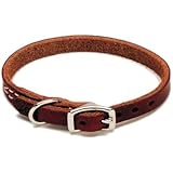 Coastal Pet Products DCP210312 Leather Latigo Dog Collar, 3/8 by 12-Inch