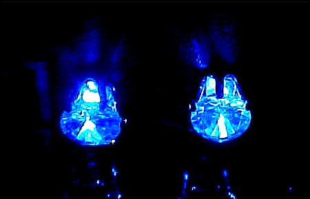 Click here to buy Light Up LED 6mm CZ Round Stud Earrings Blue by Coolstuff4u.