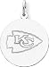 Sterling Silver NFL Kansas City Chiefs Logo Charm