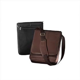 Metro Vertical Laptop Briefcase Color: Brown