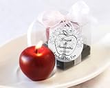 Apple of My Eye Mini-Candle in Gift Box with Ribbon and Tag (Set of 18) - Baby Shower Gifts & Weddin