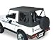 Bestop Replace A Top -51361-15- Color: Black Denim/ Clear Windows / Fits: 85-95 Suzuki Samurai