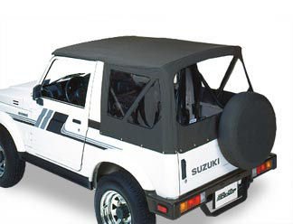 Bestop Replace A Top -51361-15- Color: Black Denim/ Clear Windows / Fits: 85-95 Suzuki Samurai