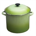 Le Creuset N41002671 Enamel On Steel Stockpot 12qt. Kiwi