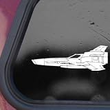 Viper Mk 2 Battlestar Galactica White Decal Sticker Wall White Decal Sticker