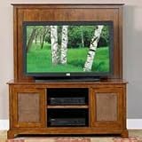 Home Styles Furniture Jamaican Bay 56 Inch Wood TV Stand in Mahogany
