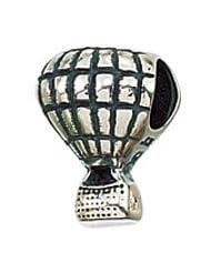 Sterling Silver Hot Air Balloon Zable Bead Charm BZ2003