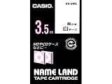 CASIO/カシオ計算機｜テープカートリッジスタンダードテープ【白ラベル 黒文字】 XR-3WE