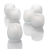 Set of 144 Frosted Votive Holders