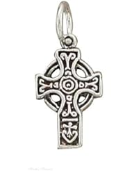 Sterling Silver Small Celtic Cross Religious Charm