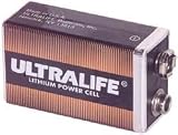 Ultralife 9V Lithium Battery U9VL-J Aluminum Housing