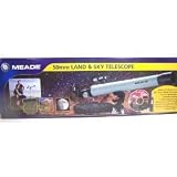 Meade 50mm Land and Sky Telescope w DVD Model 50AZ-P