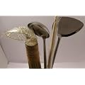 Wok tools set s/s,brass, Superior quality Bamboo