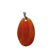 Brazilian Polished Agate Pendant with Black Choker