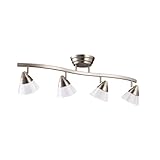 Kichler Lighting 10325NI 4-Light LED Energy Star Fixed Rail Directional Light, Brushed Nickel with
