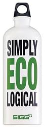 Sigg Simply Eco Loop Top Water Bottle (1.0-Liters, Eco-Logical)