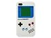 iPhone4 / 4S 用 ソフトシリコンケース GAMEBOY (ホワイト)