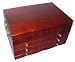 Large Jewelry Box - Necklace Hooks, Ring Drawers