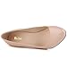 Zbeibei Women's Round-Toe Slender Leather Mid Heels Work Court Pumps