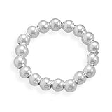 3mm Sterling Silver Bead Stretch Toe Ring