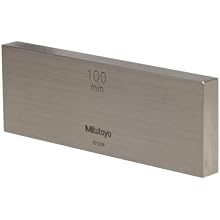 Mitutoyo Steel Rectangular Gage Block, ASME Grade K, Metric