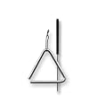 TreeWorks Chimes TRE03-4 4 High Carbon Steel Triangle with 5/16 Diameter and Triangle Beater