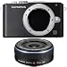 Olympus PEN E-PL3 17mm 12.3 MP Interchangeable Lens Camera with CMOS Sensor and 3x Optical Zoom (Black)