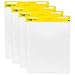 Post-it Easel Pads Self-Stick Easel Pads, 25 x 30, White, 4 30-Sheet Pads/Carton