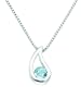 Elements P2621T/N217 - Collar de mujer de plata con topacios, 46 cm