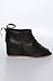 thumbnail: 80%20 The Georgie Handkerchief Tie Hidden Wedge in Black Leather,Shoes for Women from 80%20
