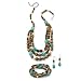 Sterling Silver Tiger's-Eye and Turquoise 3-Piece Jewelry Set
