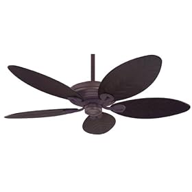 Hunter Fans 28545 56" Seascape Designer WET Outdoor Weathered Brick Ceiling Fan w/ 25674 Blades
