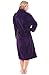Del Rossa Women's Fleece Robe, Shawl Collar Bathrobe