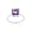 Sterling Silver Amethyst Solitaire Square Ring