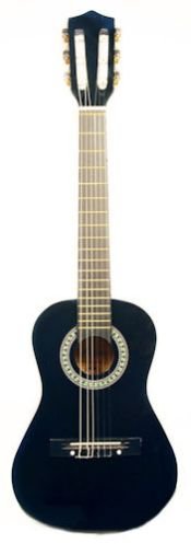 Barcelona 34-Inch 3/4-Size Nylon String Classical Acoustic Guitar – Black