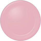 Baby Pink Paper Dinner Plate 9 24 Pack