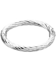 Sterling Silver Hinged Bangle