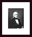 Art Poster Wood Framed Print - President James K. Polk - Artist: National Archive- Poster Size: 10 X 8